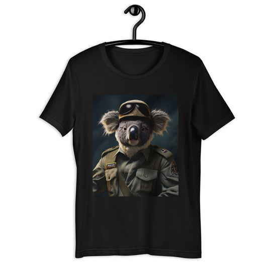 Koala Air Force Officer Unisex t-shirt