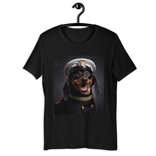 Dachshund Airline Pilot Unisex t-shirt