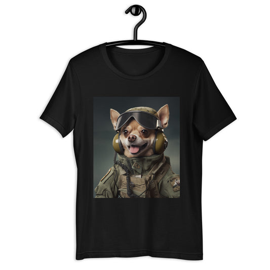 Chihuahua Airline Pilot Unisex t-shirt