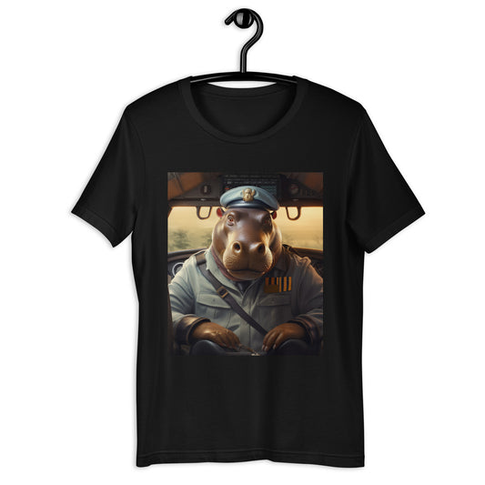 Hippo Airline Pilot Unisex t-shirt