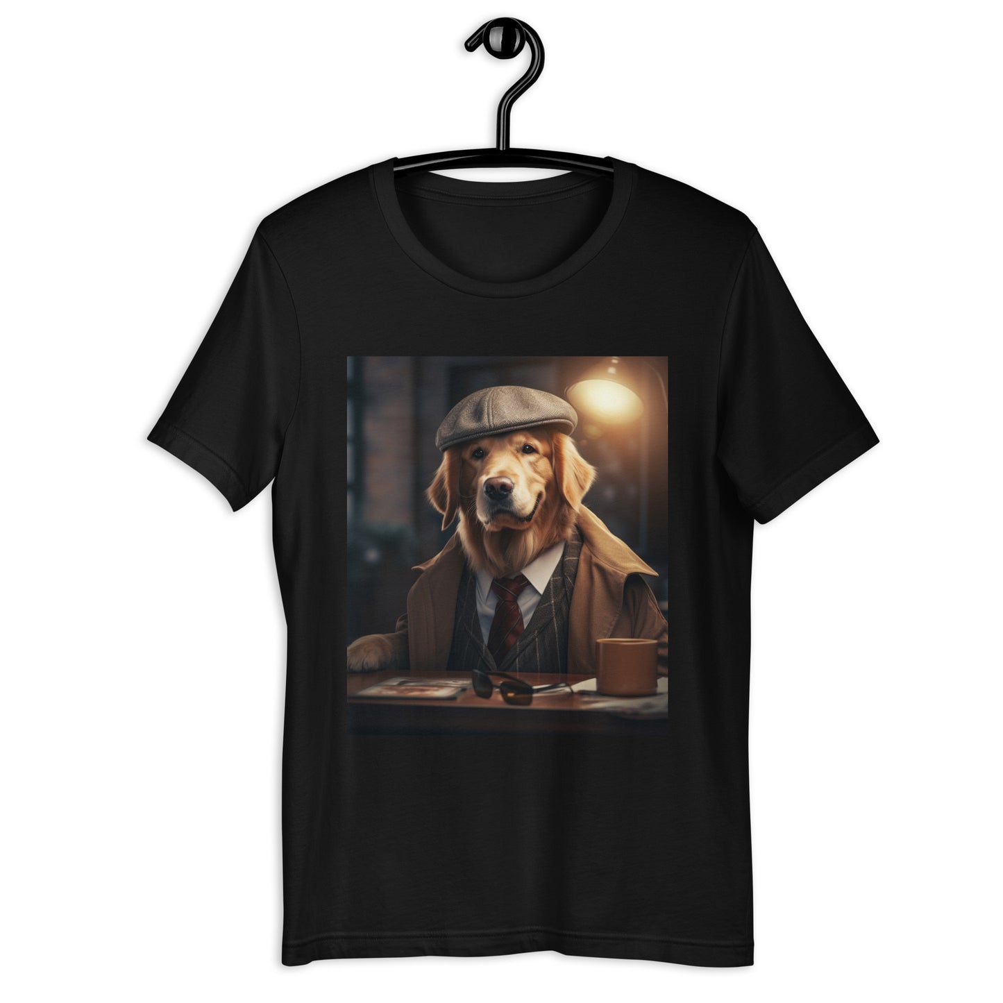 Golden Retriever Detective Unisex t-shirt