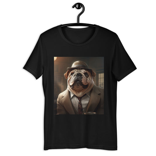 Bulldog Detective Unisex t-shirt