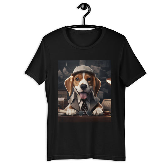 Beagle Detective Unisex t-shirt