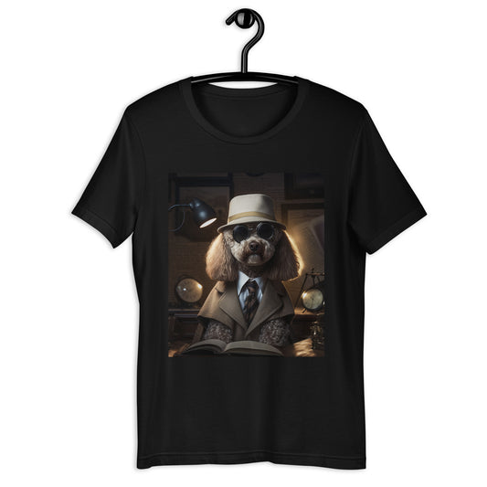Poodle Detective Unisex t-shirt