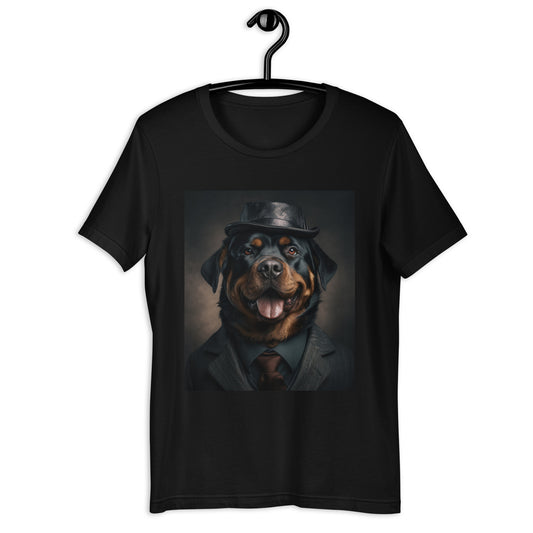 Rottweiler Detective Unisex t-shirt