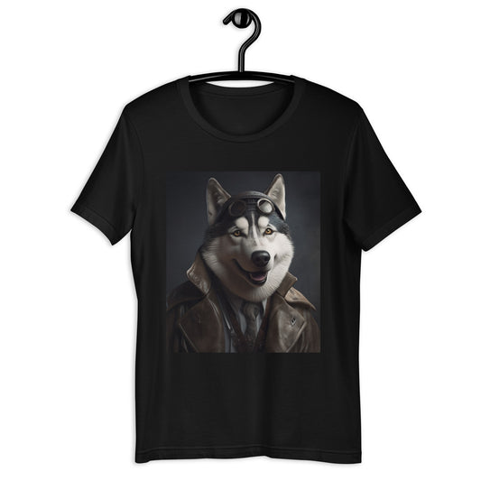 Siberian Husky Detective Unisex t-shirt