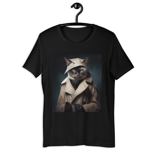 Siamese Detective Unisex t-shirt