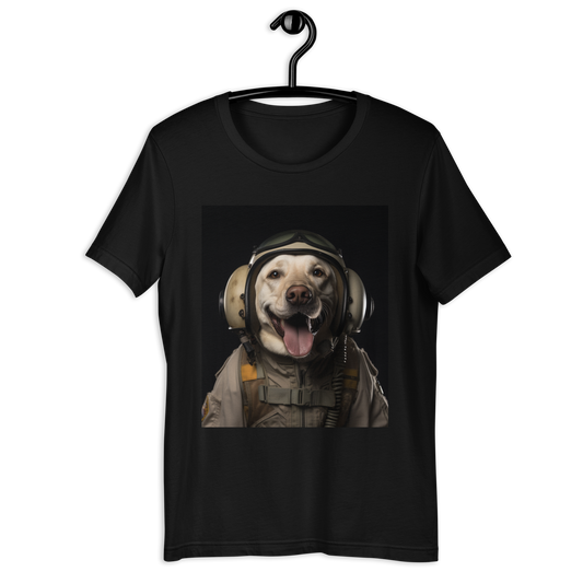 Labrador Retriever Military Person Unisex t-shirt