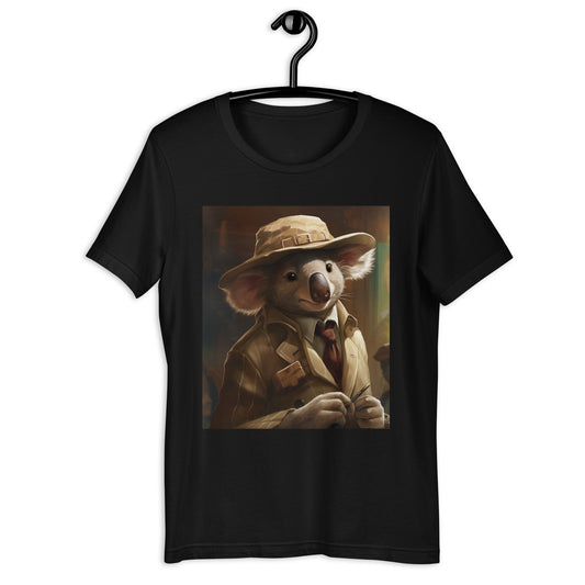 Koala Detective Unisex t-shirt