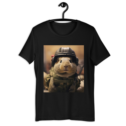 Guinea Pigs Military Person Unisex t-shirt