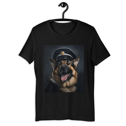 German Shepherd Police Officer Unisex t-shirt