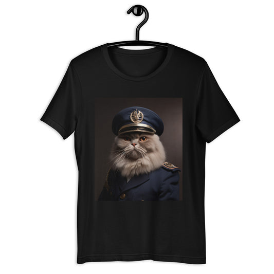 Maine Coon Police Officer Unisex t-shirt