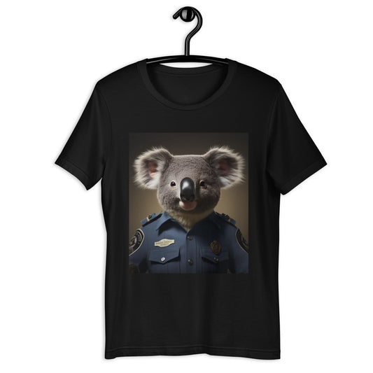 Koala Police Officer Unisex t-shirt