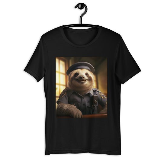 Sloth Police Officer Unisex t-shirt