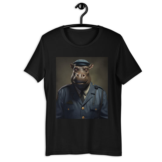 Hippo Police Officer Unisex t-shirt