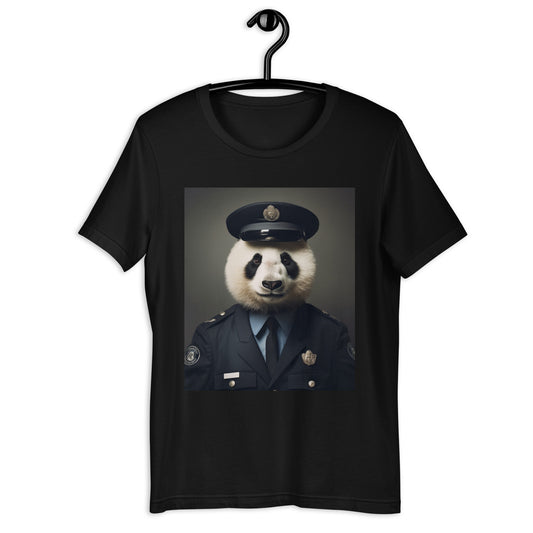 Panda Police Officer Unisex t-shirt