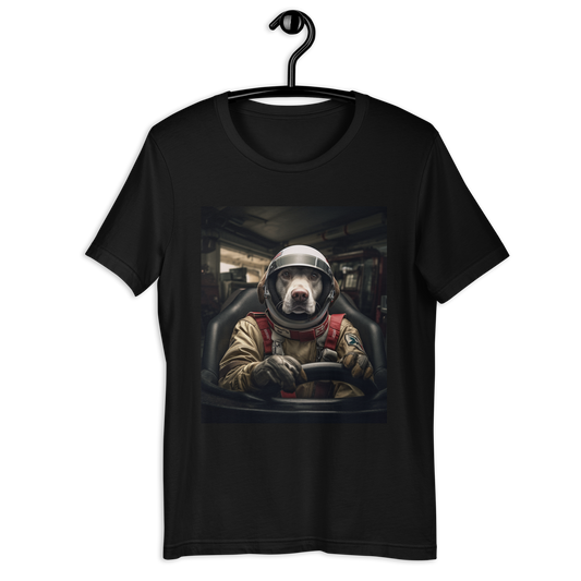 Labrador Retriever F1 Car Driver Unisex t-shirt