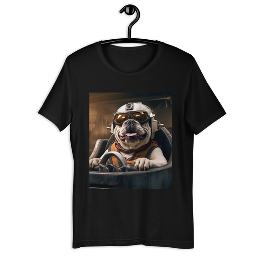 Bulldog F1 Car Driver Unisex t-shirt