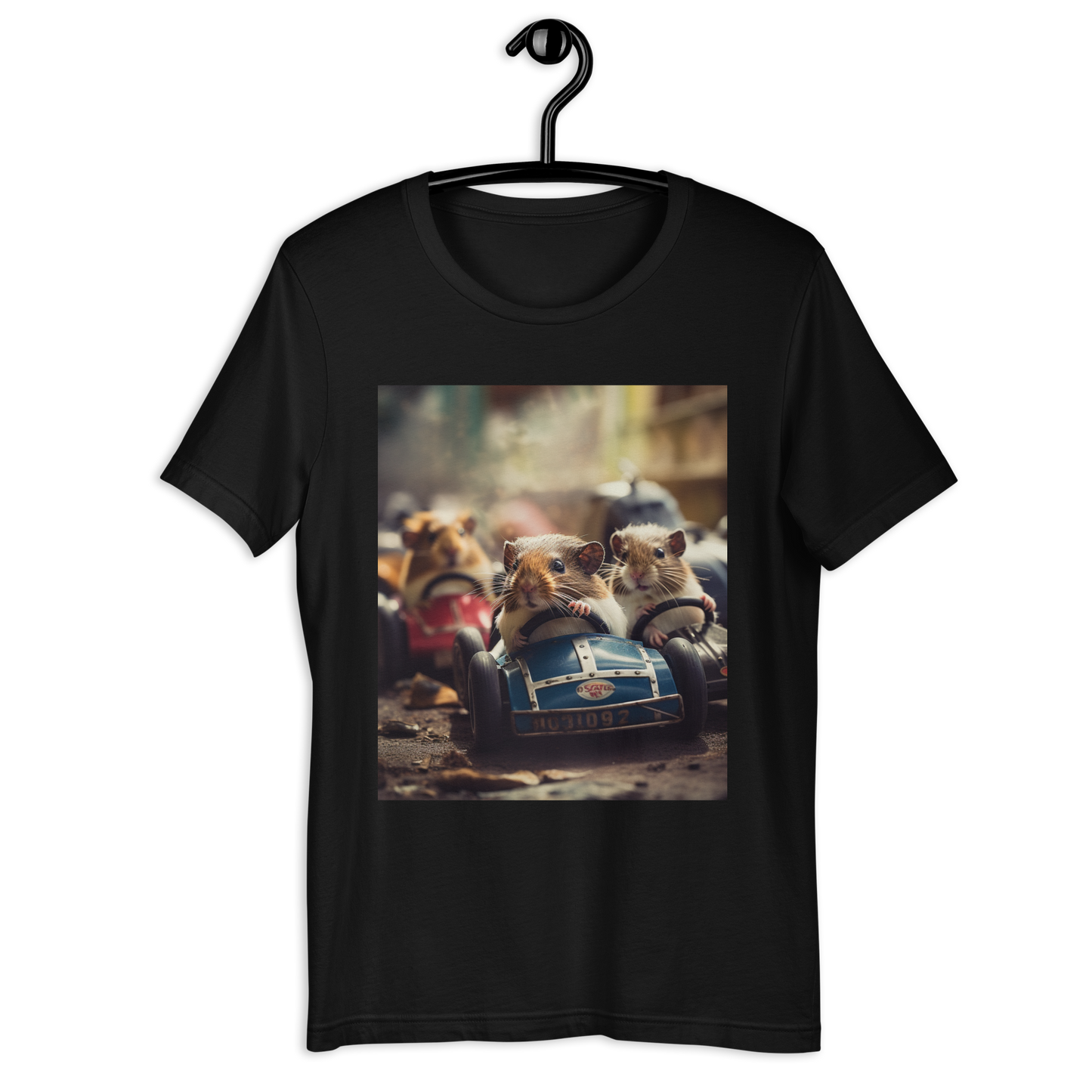 Guinea Pigs F1 Car Driver Unisex t-shirt