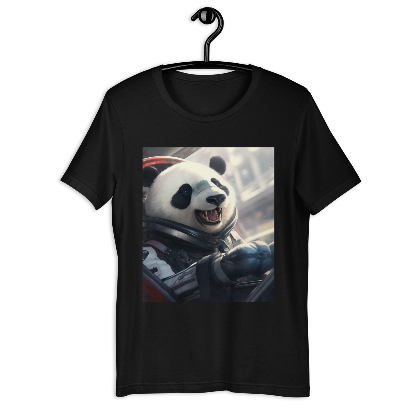 Panda F1 Car Driver Unisex t-shirt