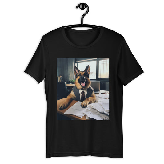 German Shepherd Lawyer Unisex t-shirt