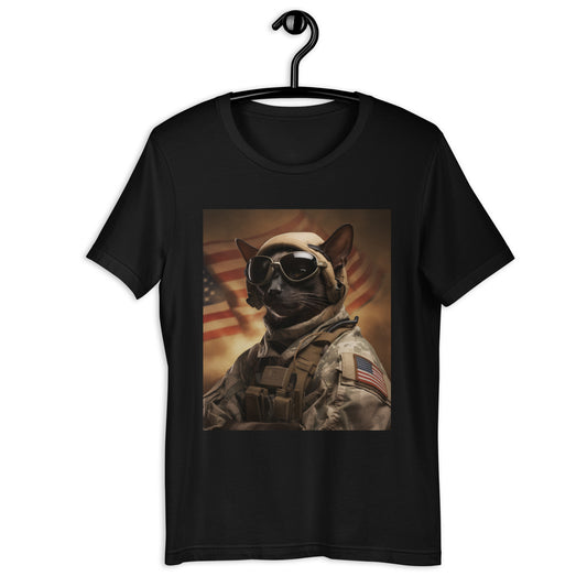 Siamese Military Person Unisex t-shirt