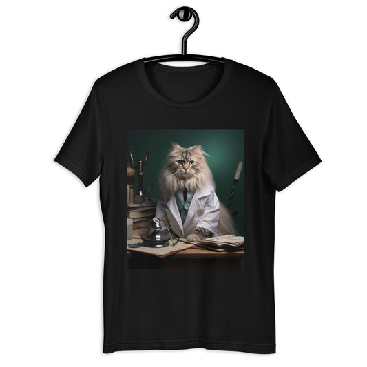 Maine Coon Doctor Unisex t-shirt