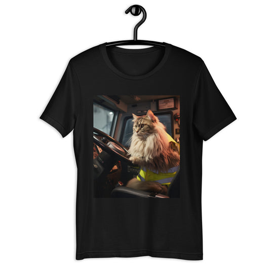 Maine Coon Bus Driver Unisex t-shirt
