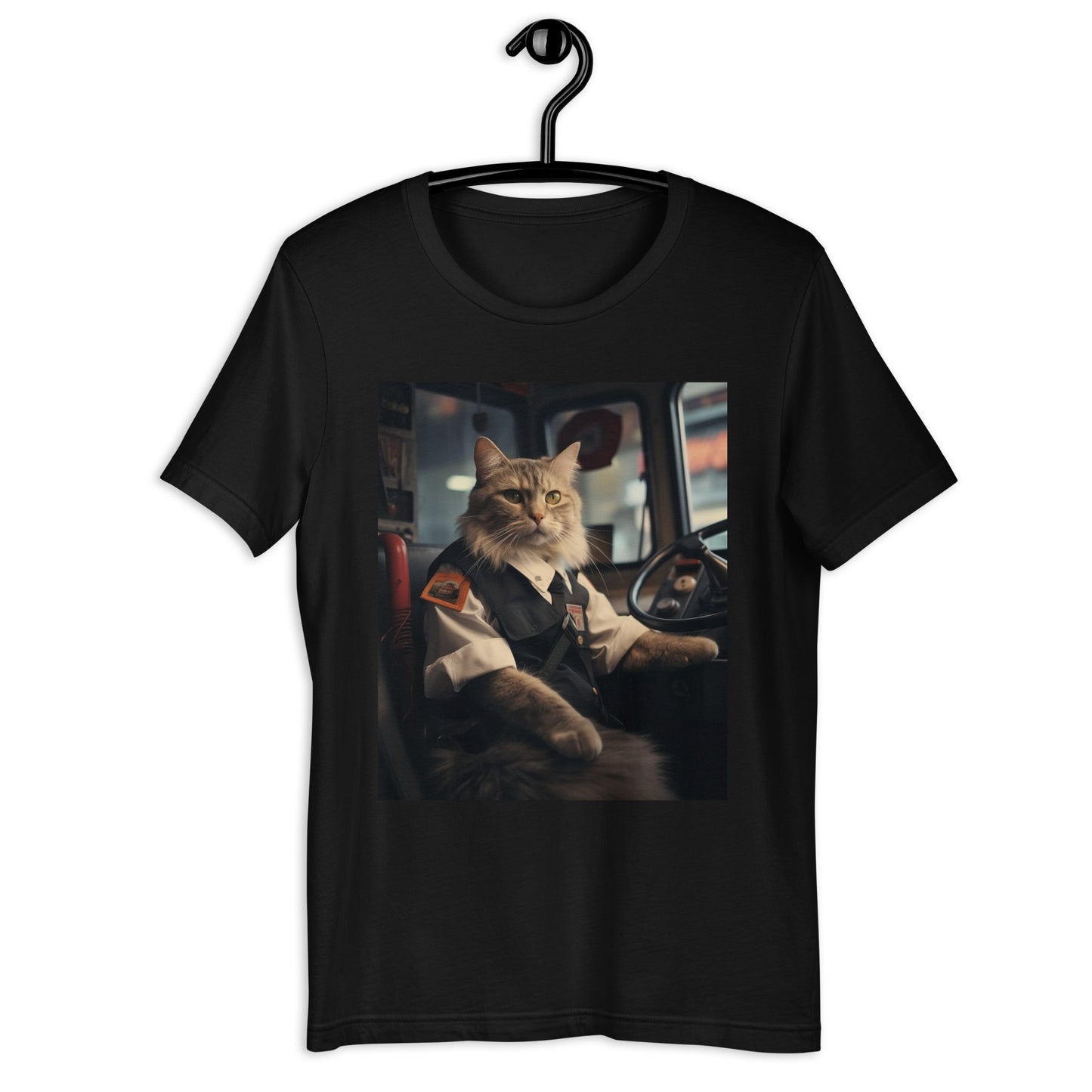 Domestic Shorthair Bus Driver Unisex t-shirt