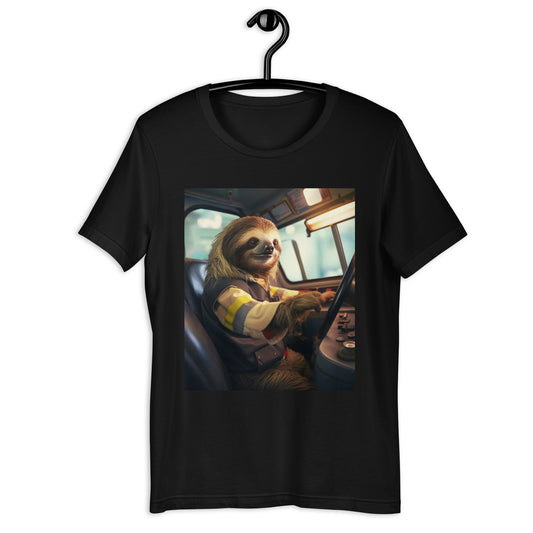 Sloth Bus Driver Unisex t-shirt