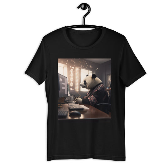 Panda Stock Trader Unisex t-shirt