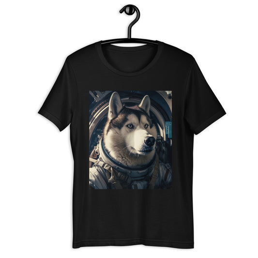 Siberian Husky Astronaut Unisex t-shirt