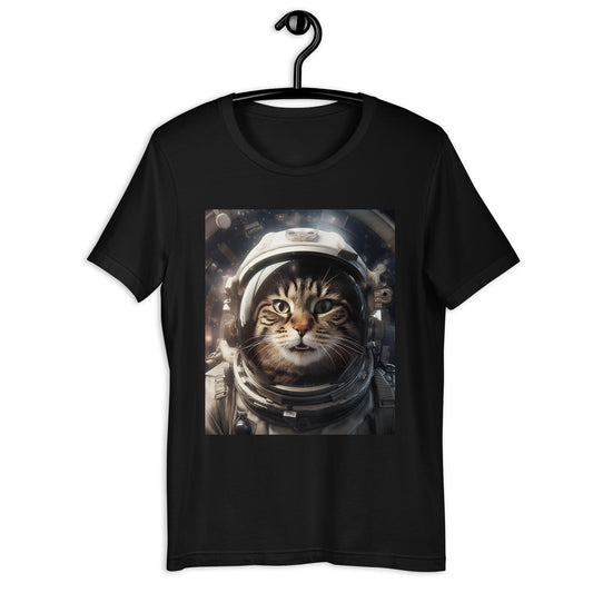 Domestic Shorthair Astronaut Unisex t-shirt