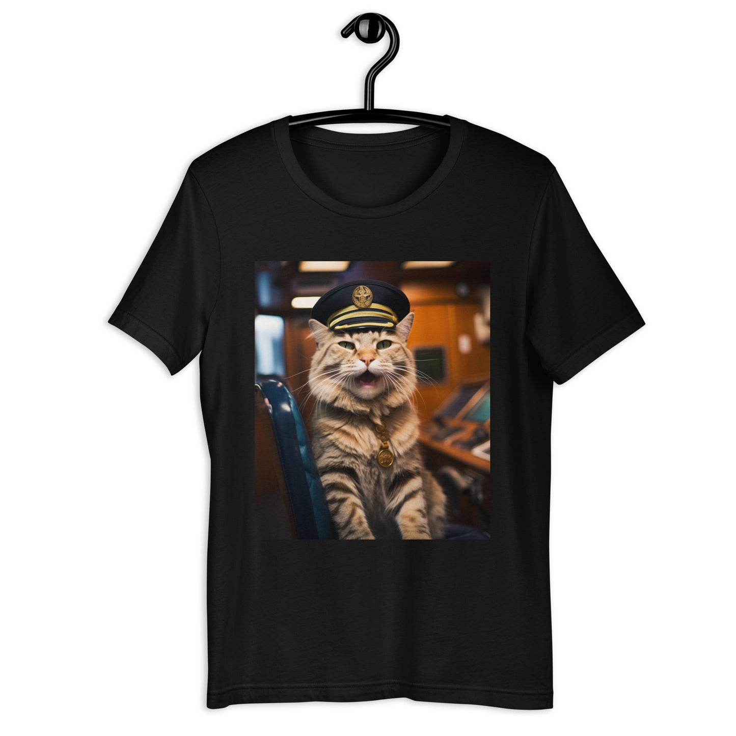 Maine Coon CruiseShipCaptain Unisex t-shirt