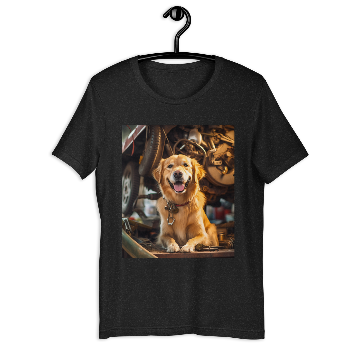 Golden Retriever AutoMechanic Unisex t-shirt