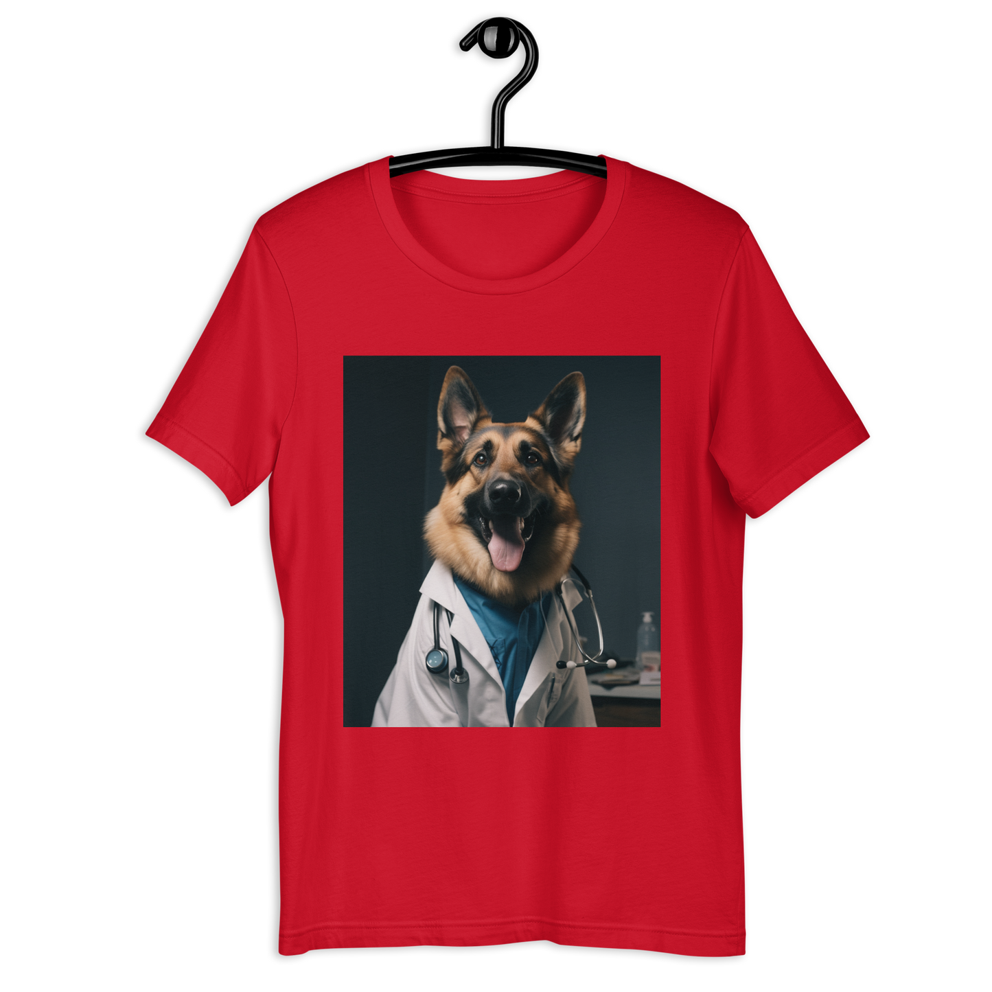 German Shepherd Doctor Unisex t-shirt