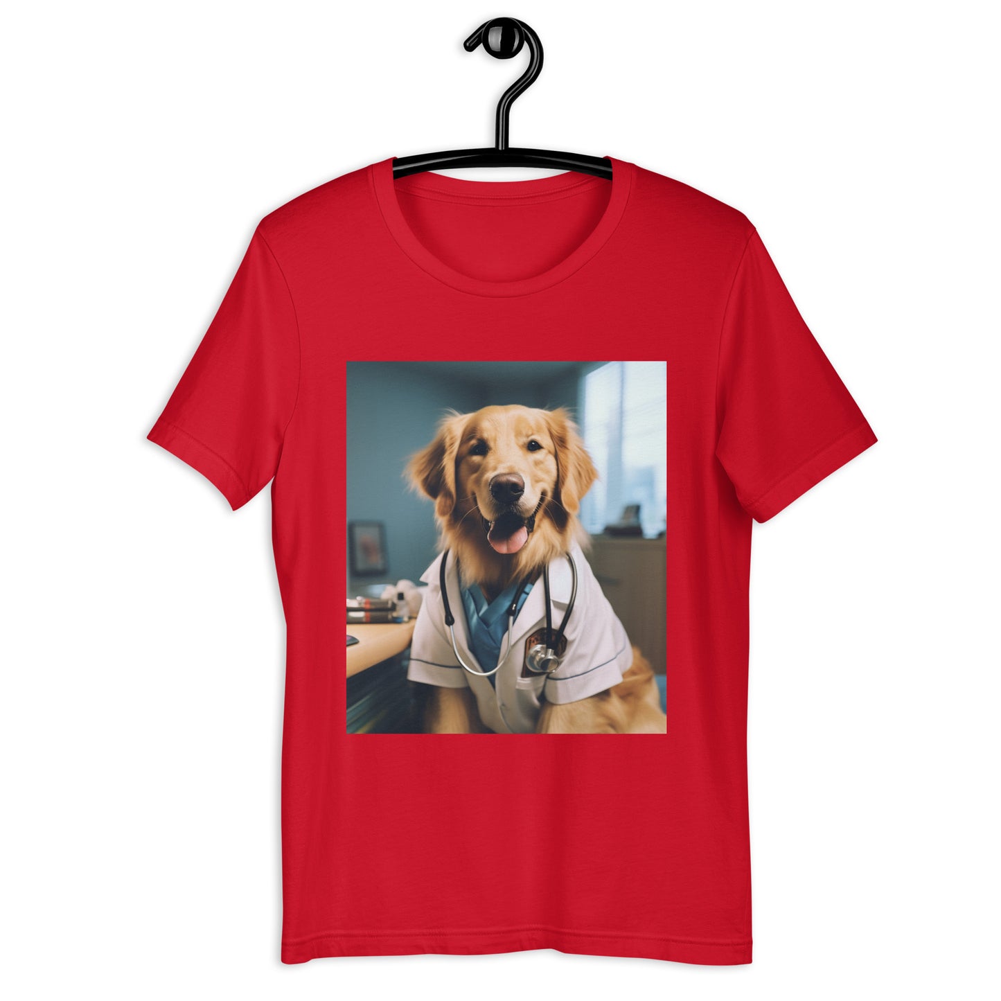 Golden Retriever Doctor Unisex t-shirt