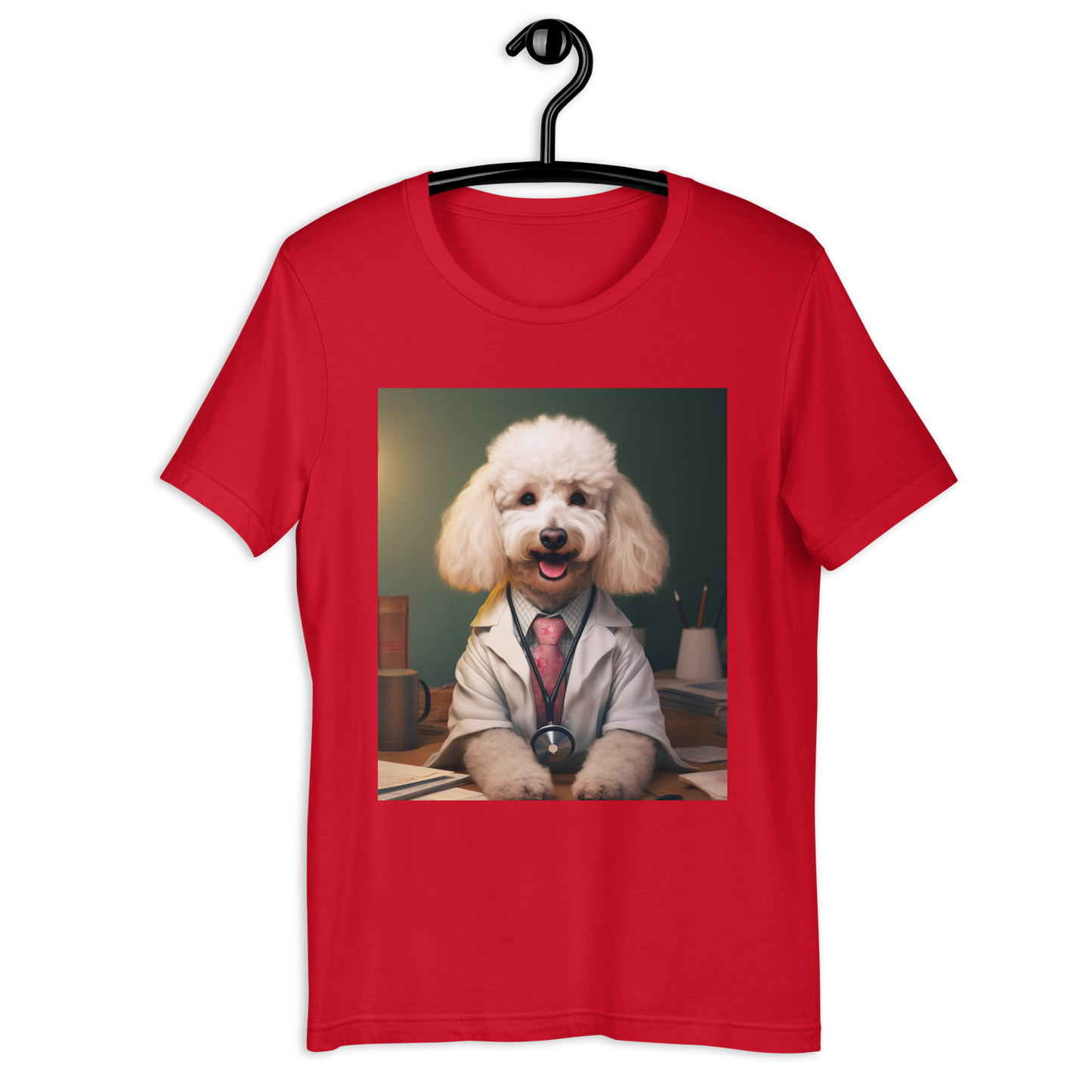 Poodle Doctor Unisex t-shirt