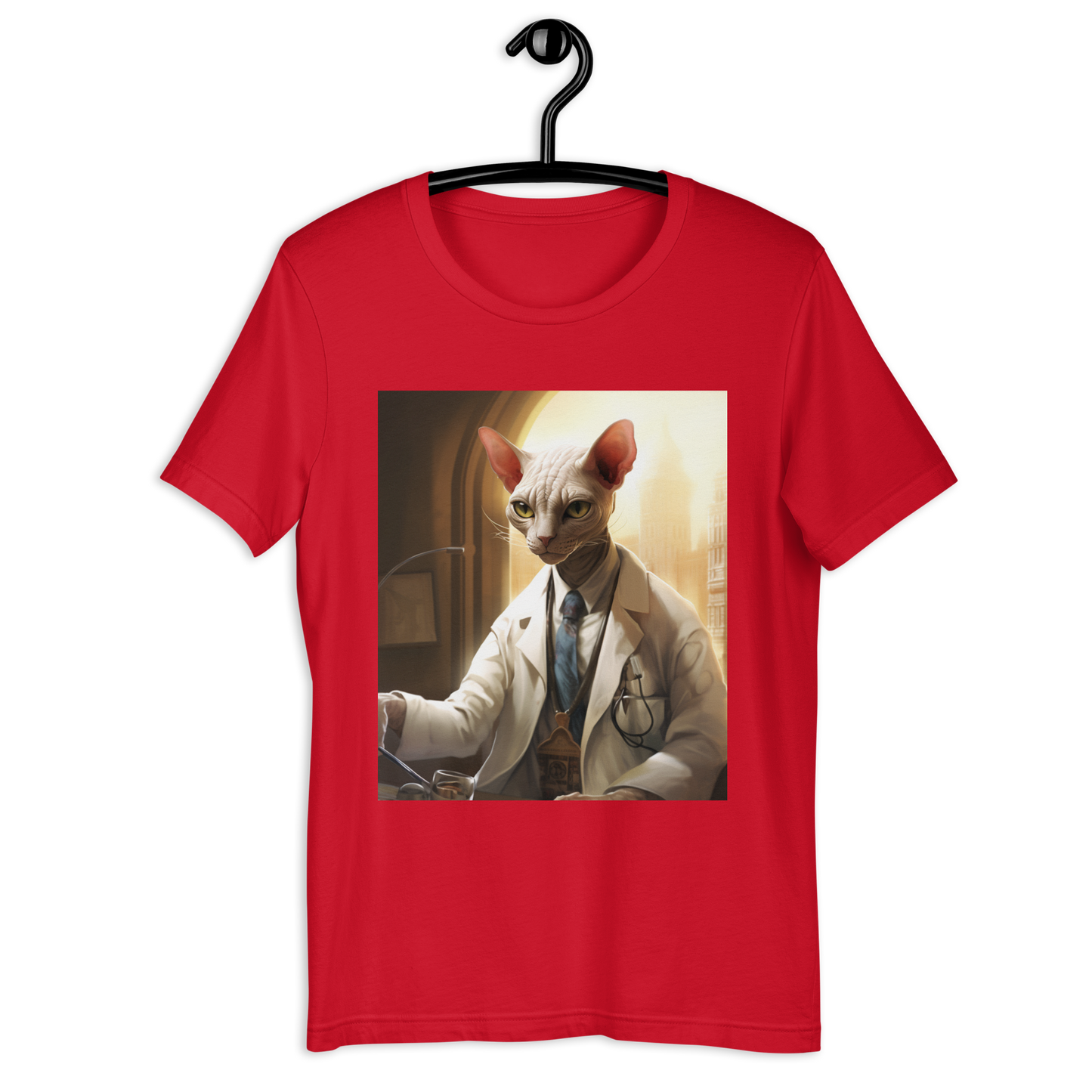 Sphynx Doctor Unisex t-shirt