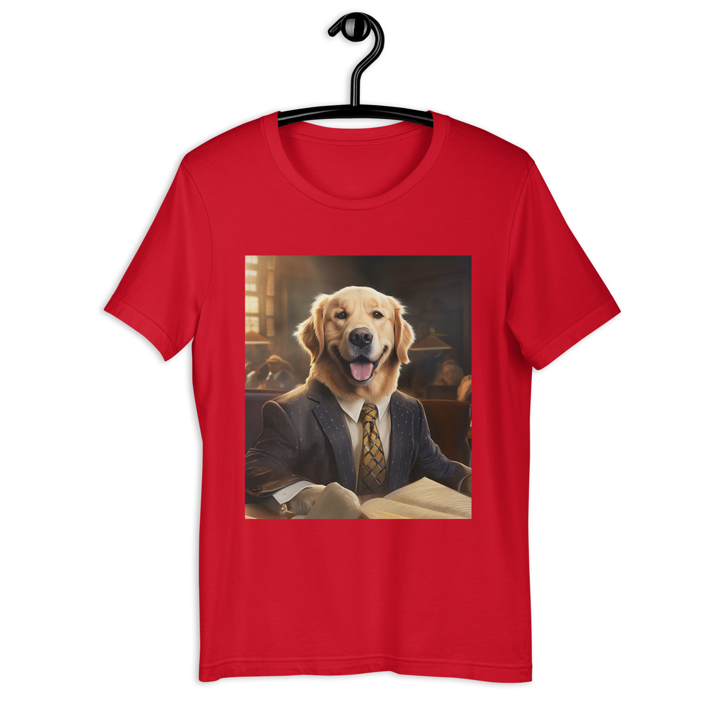 Golden Retriever Lawyer Unisex t-shirt