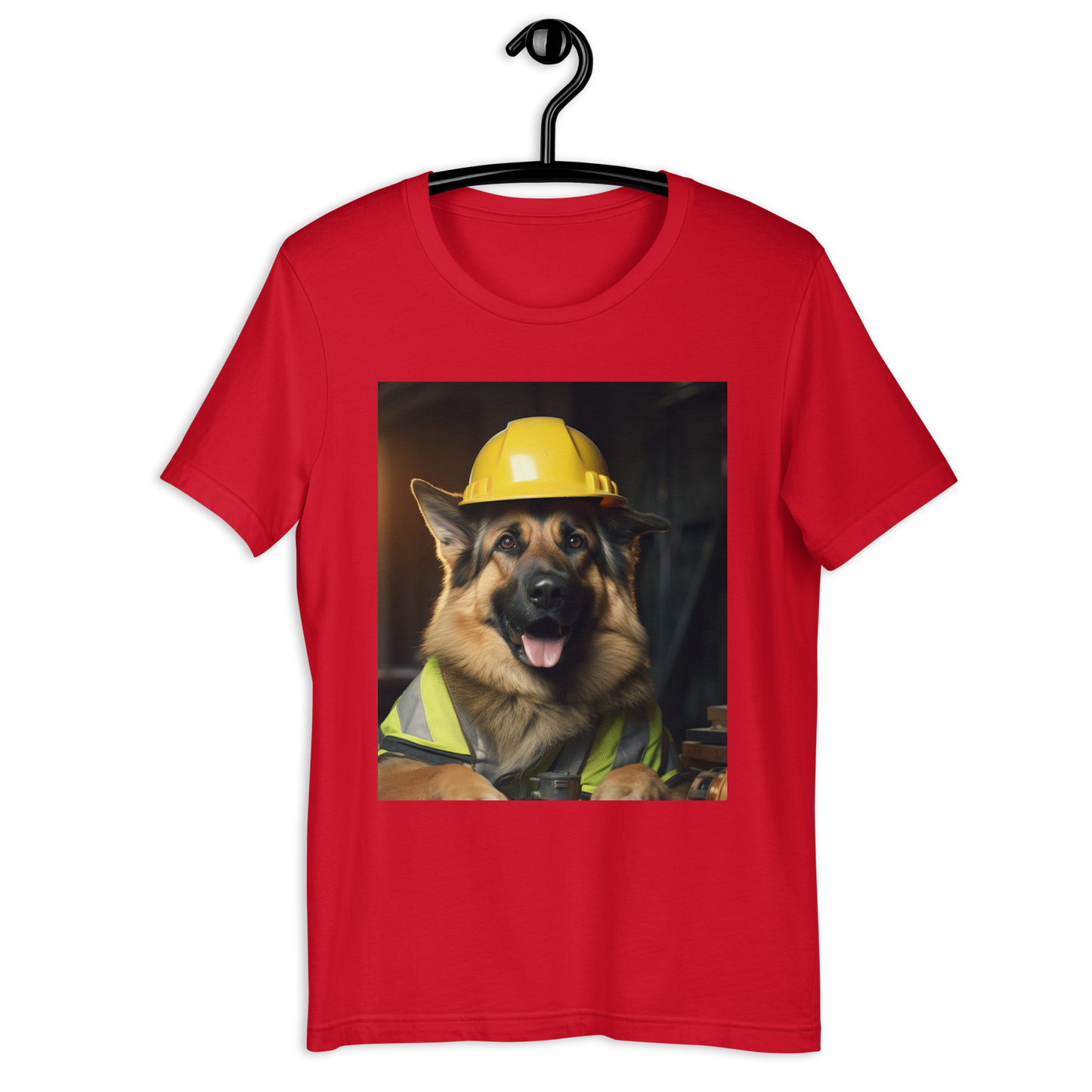 German Shepherd Engineer Unisex t-shirt