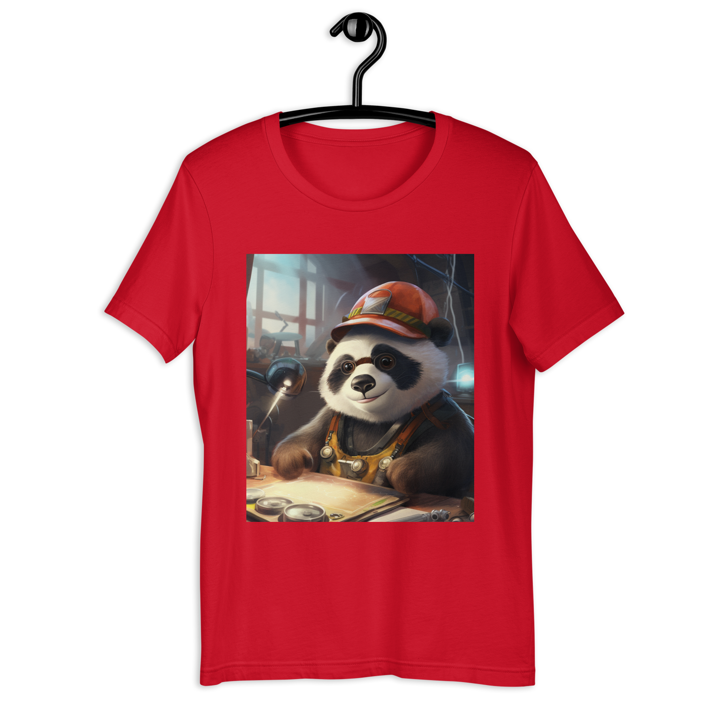 Panda Engineer Unisex t-shirt