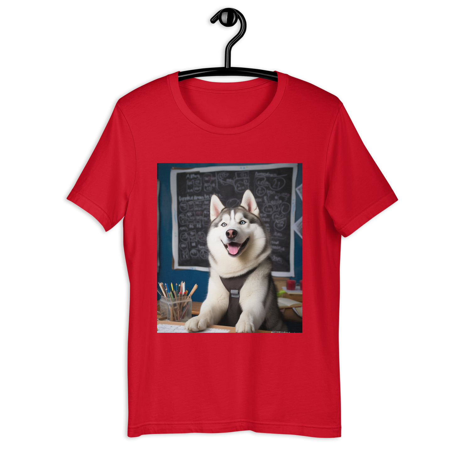 Siberian Husky Teacher Unisex t-shirt