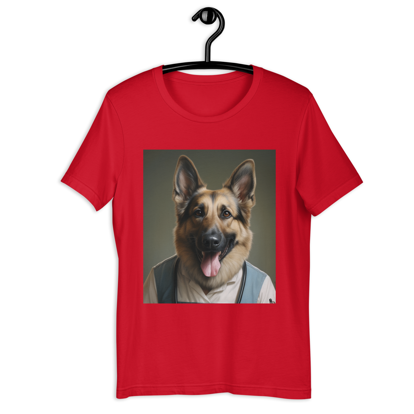 German Shepherd Nurse Unisex t-shirt