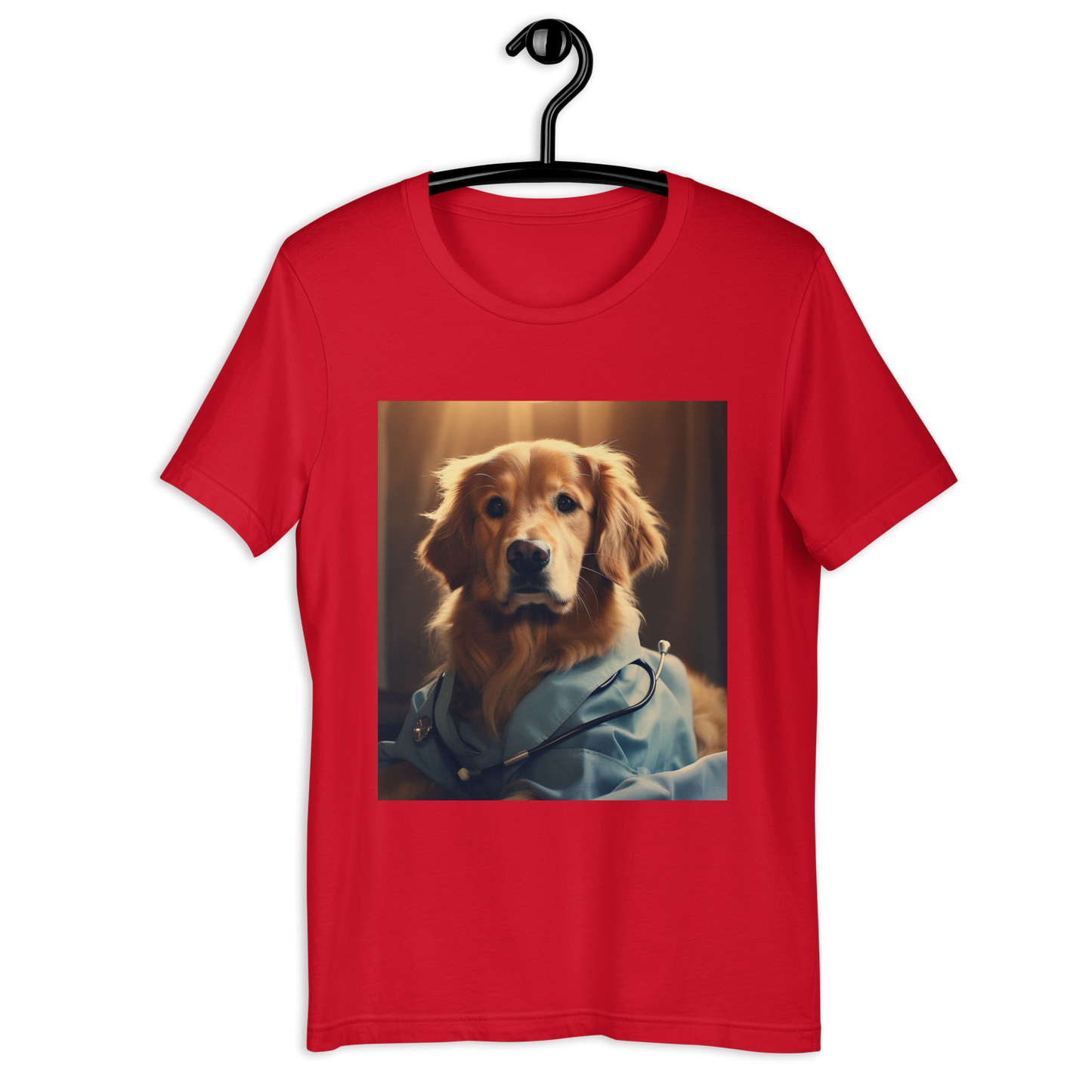 Golden Retriever Nurse Unisex t-shirt