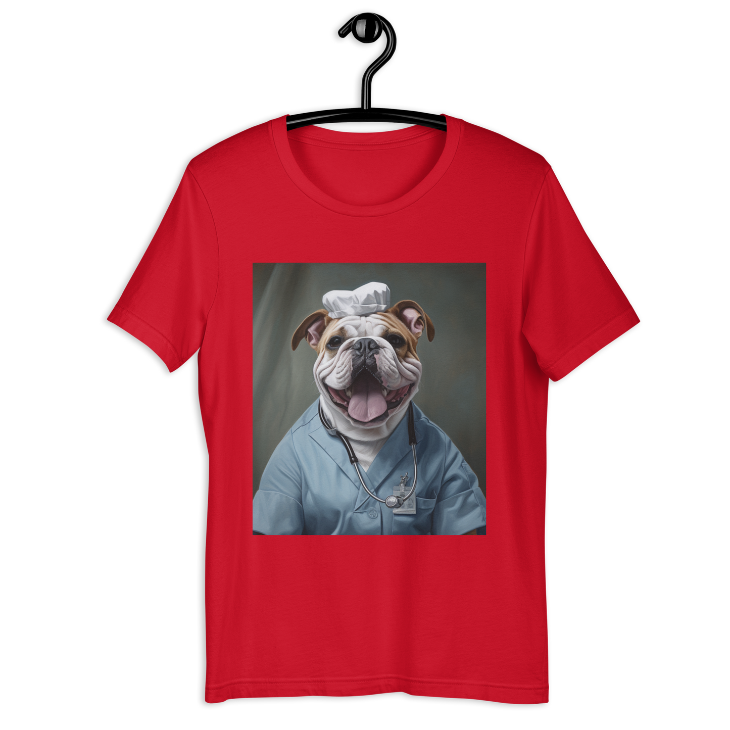 Bulldog Nurse Unisex t-shirt