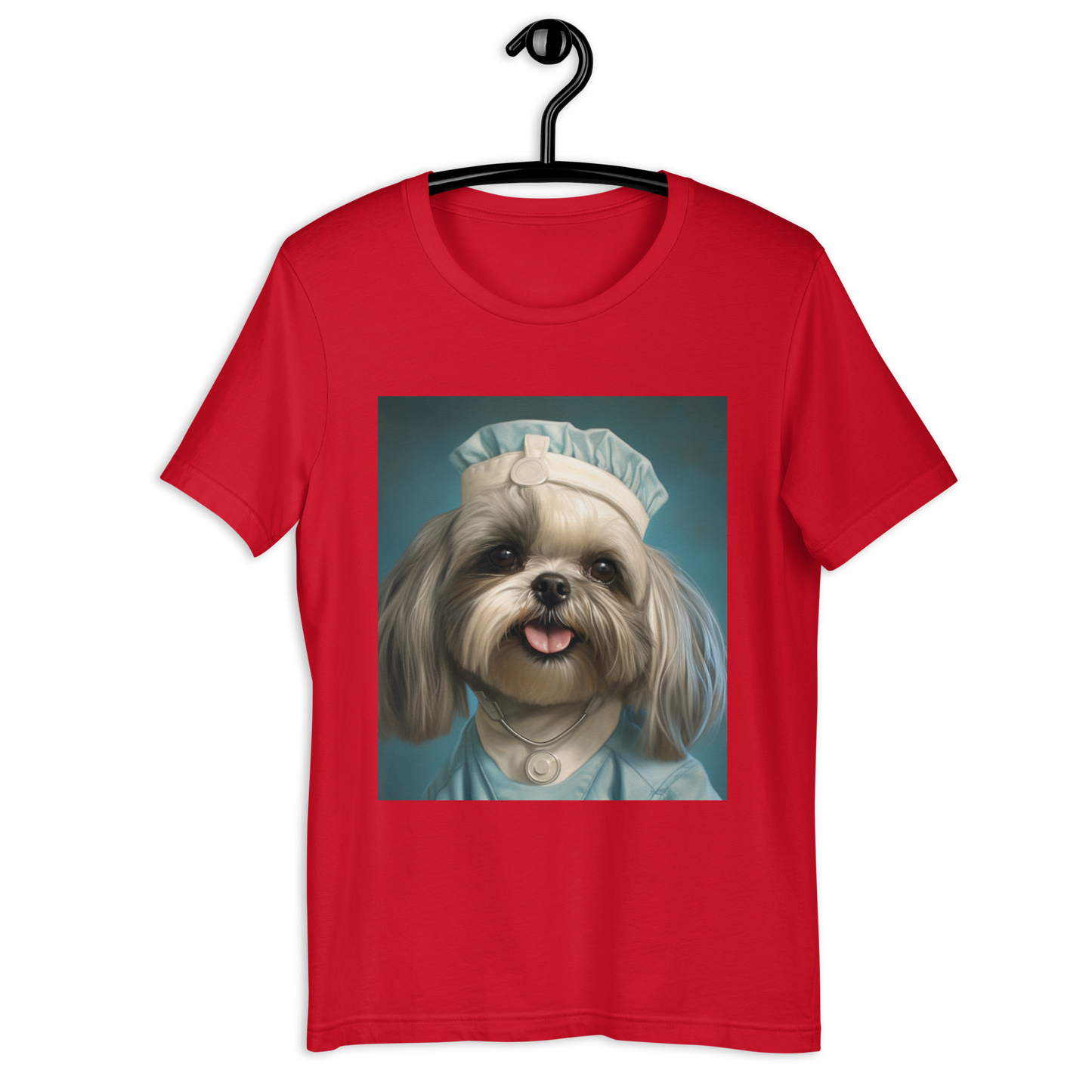 Shih Tzu Nurse Unisex t-shirt