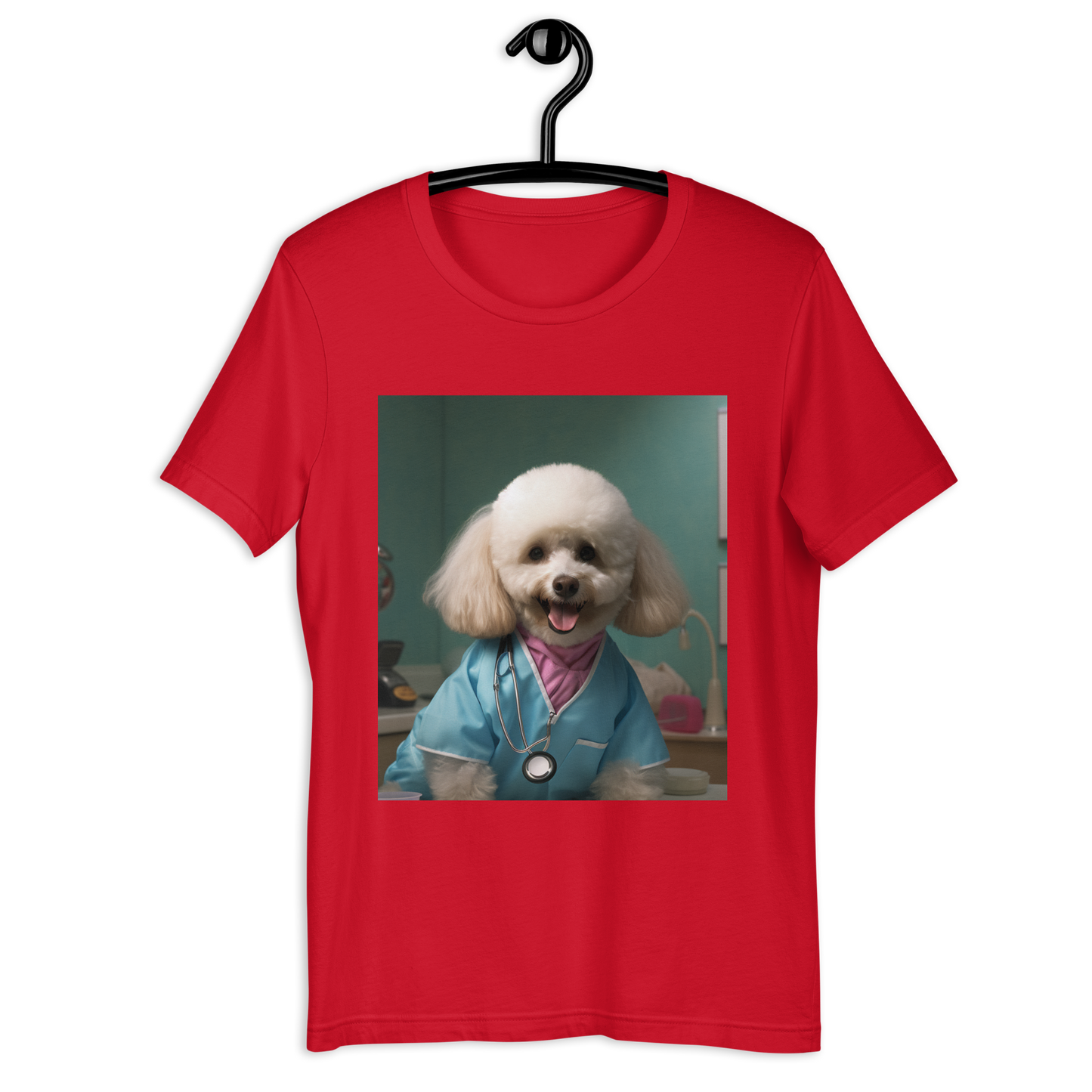 Poodle Nurse Unisex t-shirt