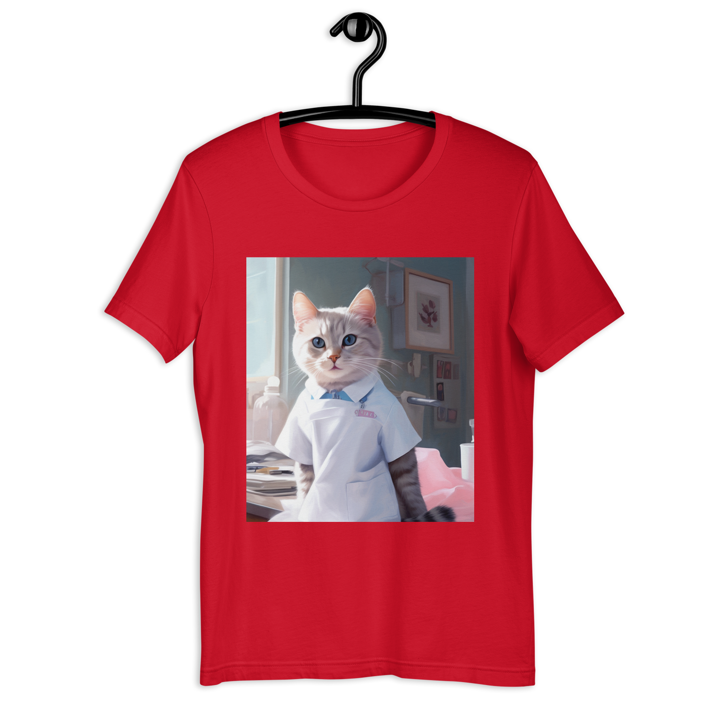 Domestic Shorthair Nurse Unisex t-shirt