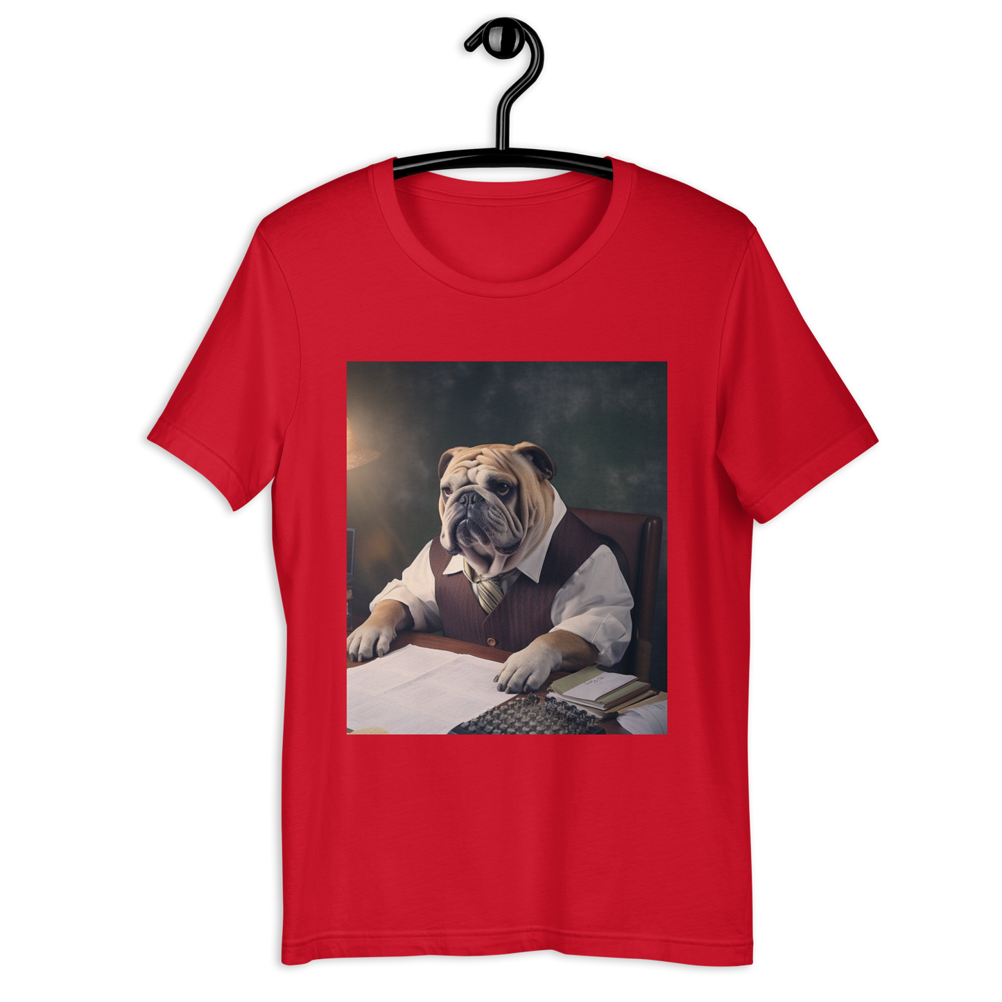 Bulldog Accountant Unisex t-shirt